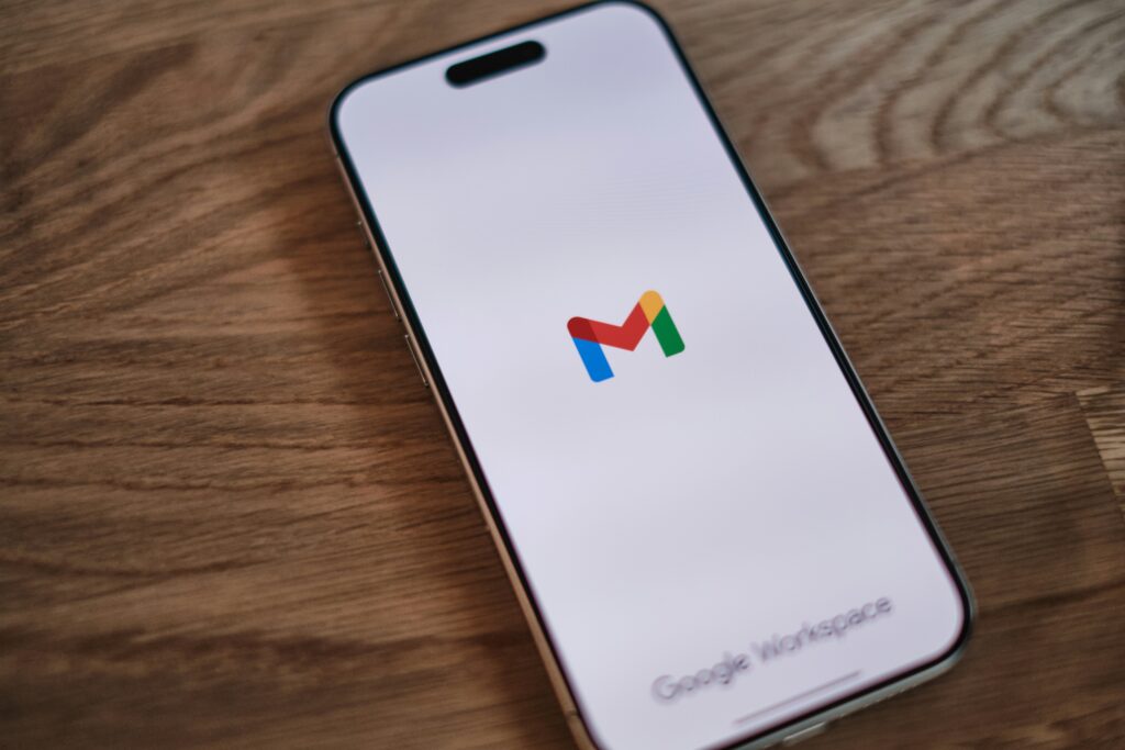 Professional business email example using Google Workspace and a custom domain name